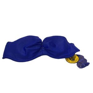 Body Glove Abyss Bandeau Bikini Top Glow Blue Swim Top Size: M NWT